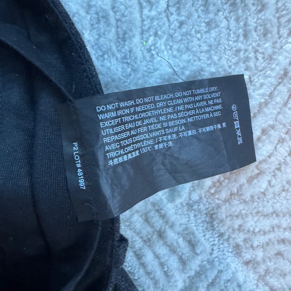 Theory Tapered High-Waist Pant in Sleek Flannel New Charcoal Melange Wool Size 4 - Picture 6 of 16